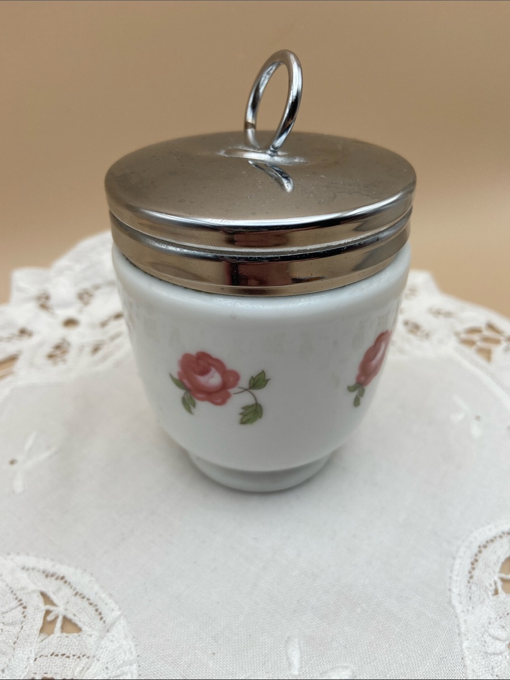 Royal Worcester Bournemouth Spray Egg Coddler - King Size - READ - Picture 4 of 12